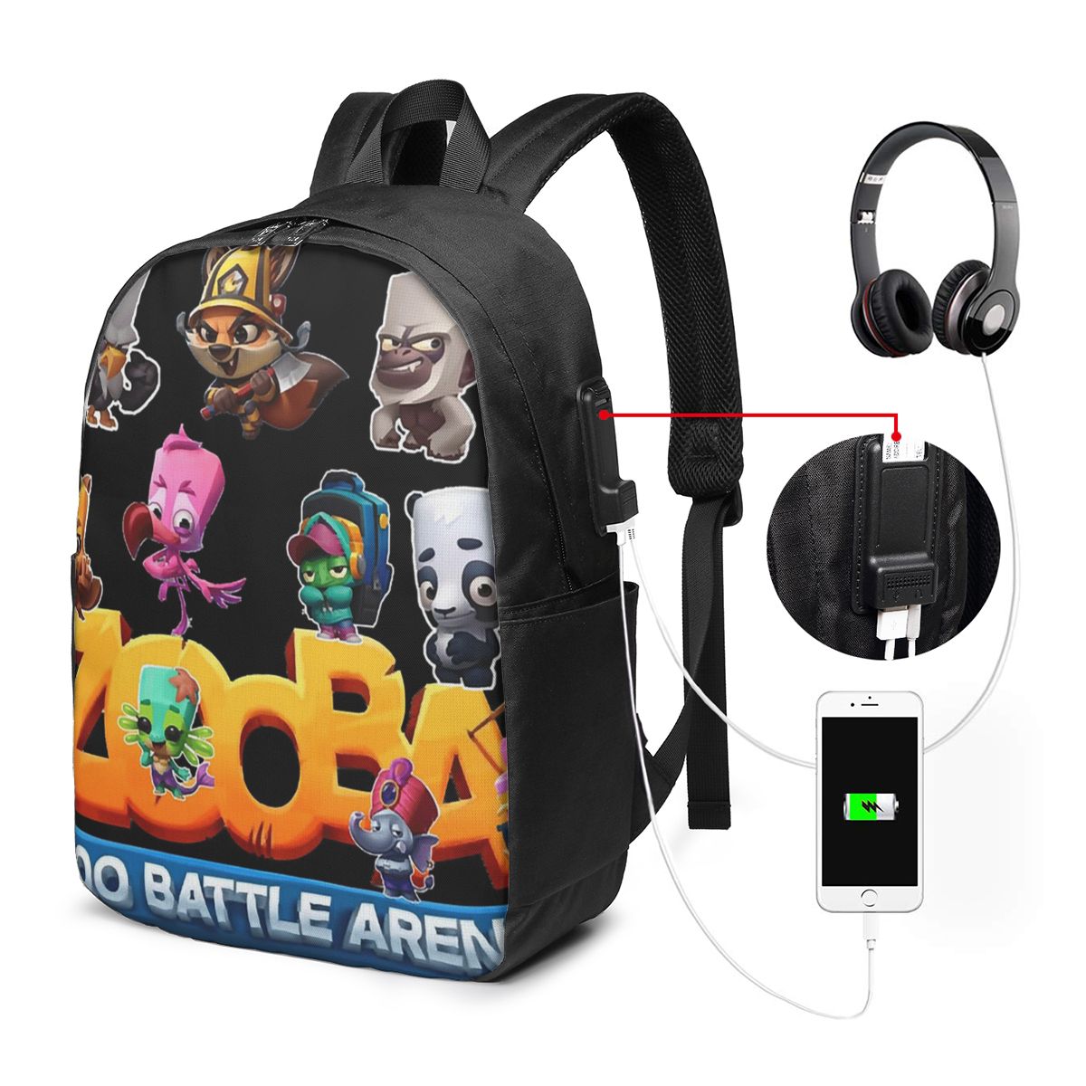 Music - Mochila de Viagem para Fãs de