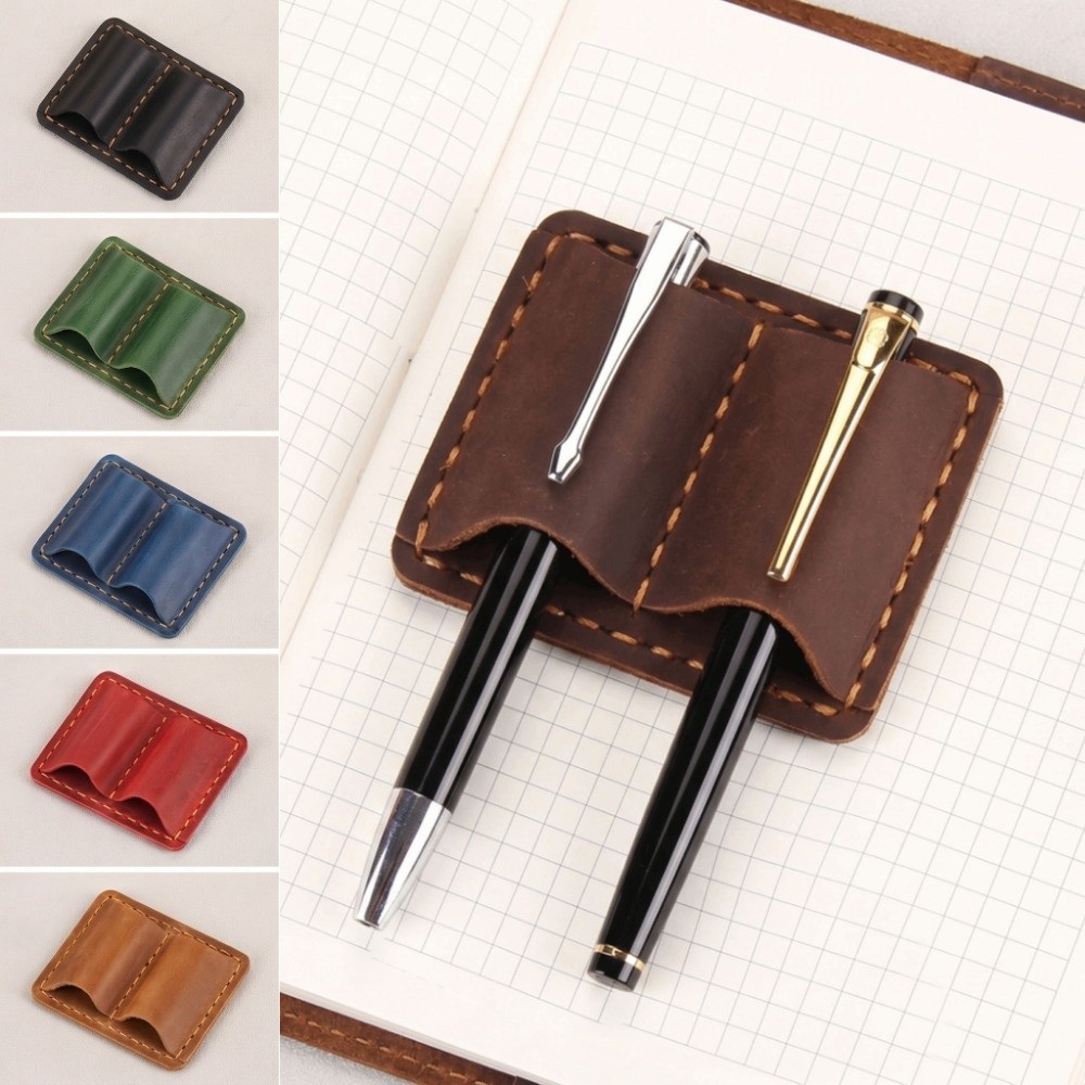 Vintage Leather Journal Notebook - Suporte Duplo Vintage de Couro para