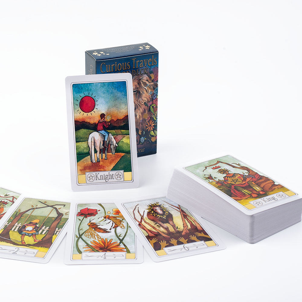 Tarot Deck With Guidebook - Curioso viagens tarô 10.3*6cm composto por