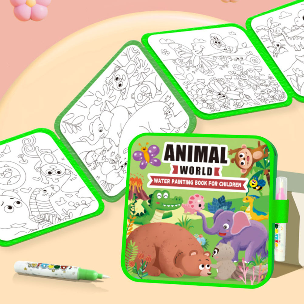 Crianças magics água livros pa - Reusable Water Magic Coloring Book avaliação e preço