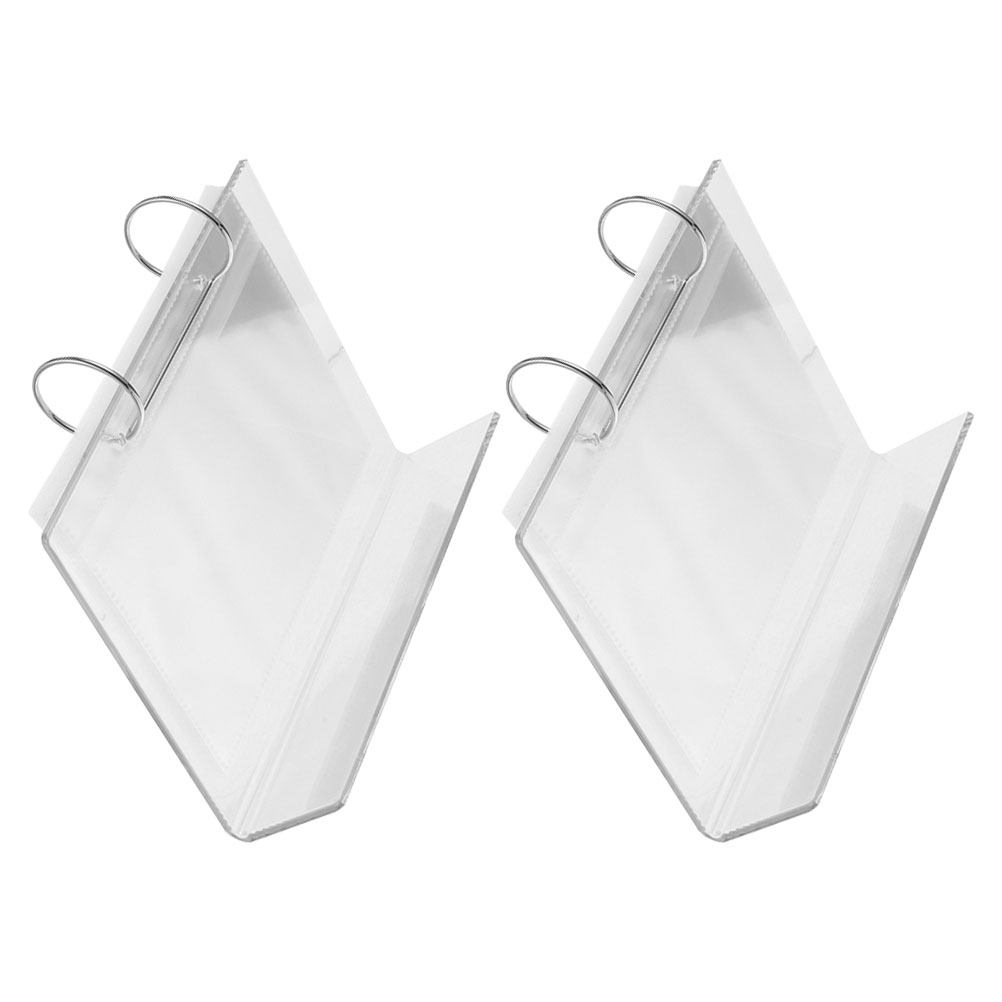 2 unidades de álbum de fotos e - Clear Acrylic Book Stand Holder avaliação e preço