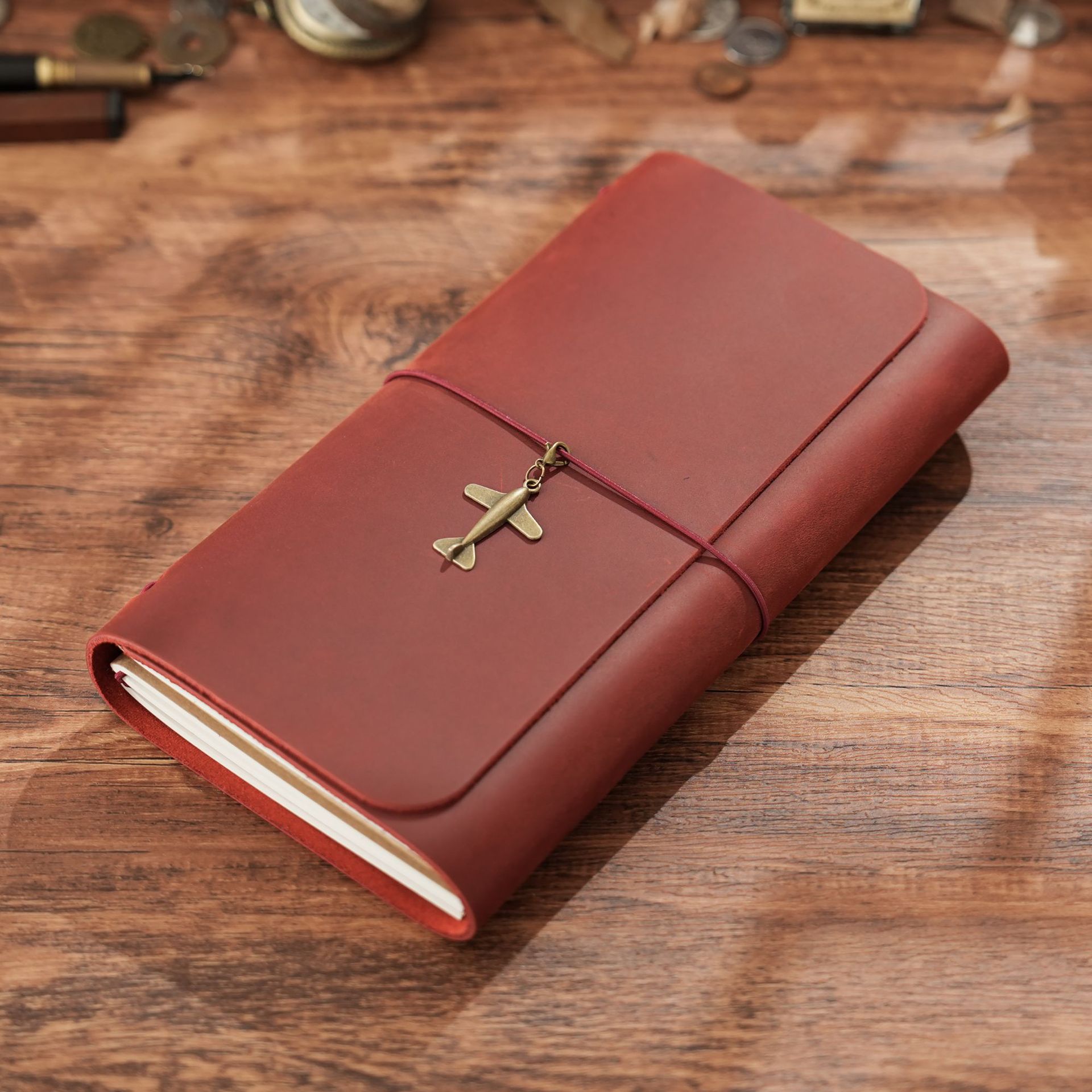 Novo Lançamento Caderno de Via - Vintage Leather Journal Notebook avaliação e preço