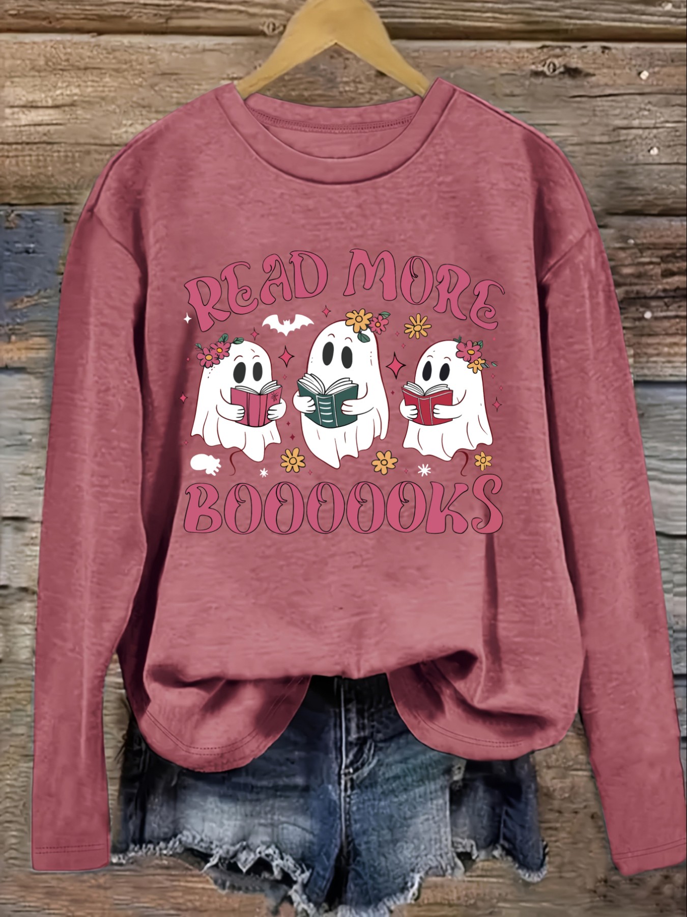 Camiseta Feminina Casual de Ma - Books avaliação e preço