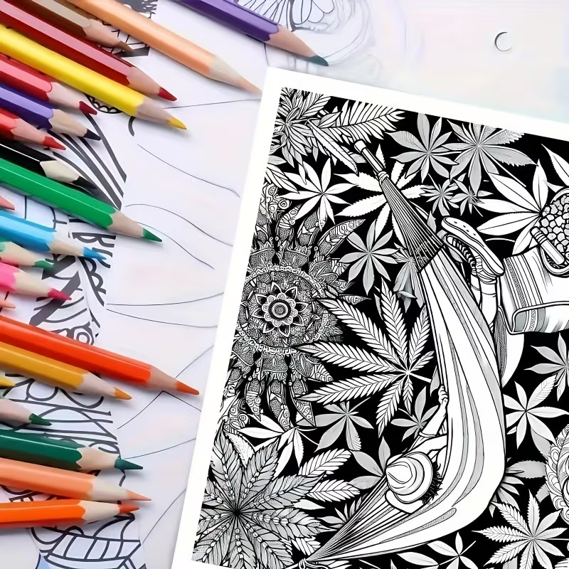 24 páginas estilo mandala, liv - Adult Coloring Book Stress Relief avaliação e preço